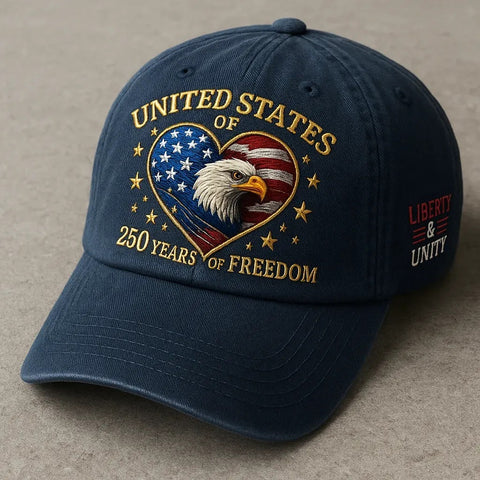 Celebrate 250 Years of American Freedom — 4 Unique Anniversary Caps