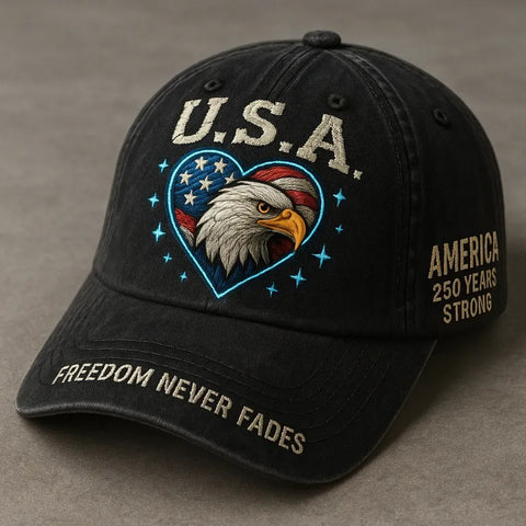 Celebrate 250 Years of American Freedom — 4 Unique Anniversary Caps