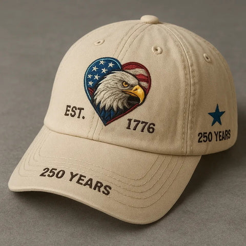 Celebrate 250 Years of American Freedom — 4 Unique Anniversary Caps