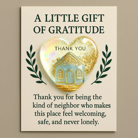 A Little Gift of Gratitude Neighbor Keepsake
