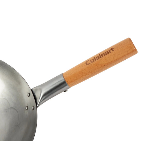 Cuisinart 锟斤拷 Outdoor Wok Station, 50,000 BTU Propane Outdoor Wok Burner w Prep Table, 14锟芥�锟斤拷 Carbon Steel Wok for Stir Fry, Searing, BBQ 锟斤拷 Black