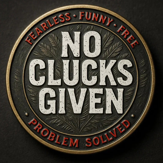 “No Clucks Given” Commemorative Coin