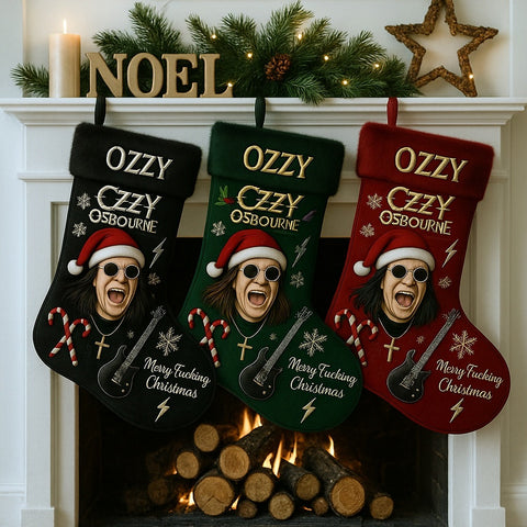 Ozzy Osbourne Christmas Stocking