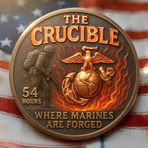 54 Hour Marine Challenge Coin