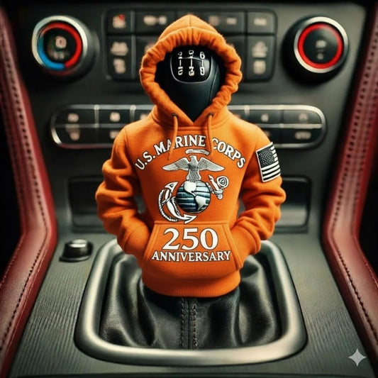 U.S. Marine Corps 250th Anniversary Gear Shift Knob Hoodies