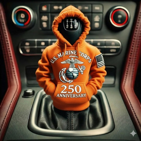 U.S. Marine Corps 250th Anniversary Gear Shift Knob Hoodies