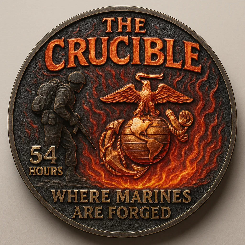 54 Hour Marine Challenge Coin