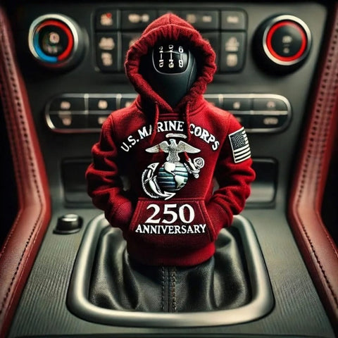 U.S. Marine Corps 250th Anniversary Gear Shift Knob Hoodies