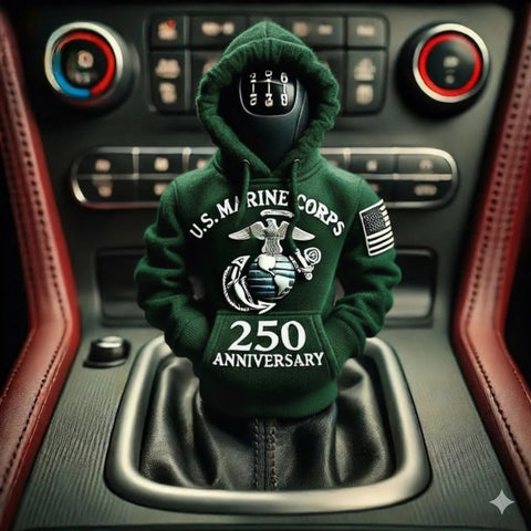 U.S. Marine Corps 250th Anniversary Gear Shift Knob Hoodies