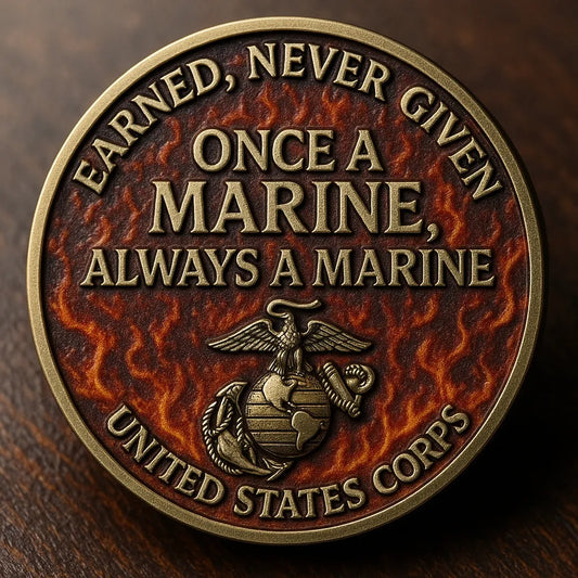 54 Hour Marine Challenge Coin