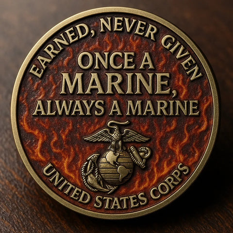 54 Hour Marine Challenge Coin