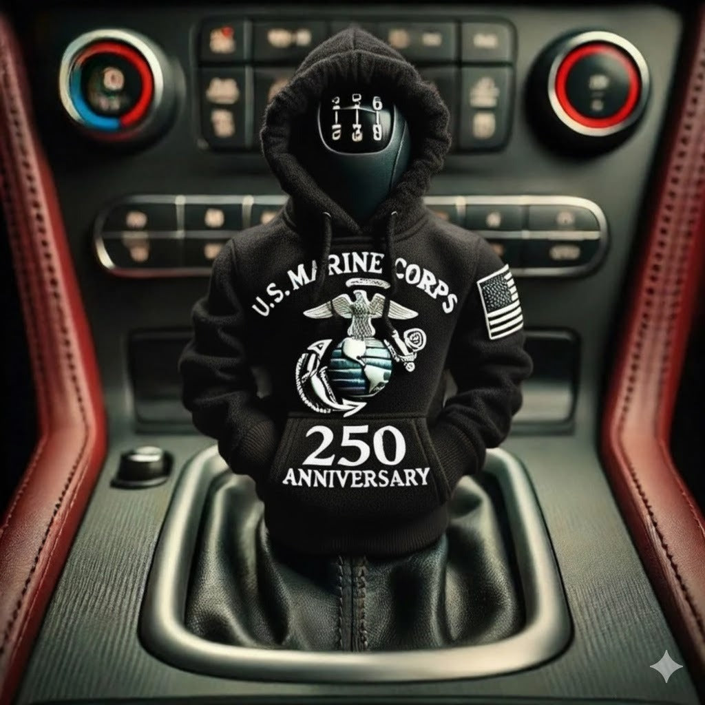 U.S. Marine Corps 250th Anniversary Gear Shift Knob Hoodies