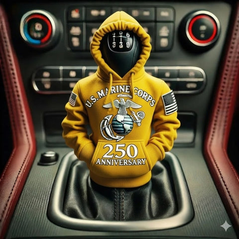 U.S. Marine Corps 250th Anniversary Gear Shift Knob Hoodies
