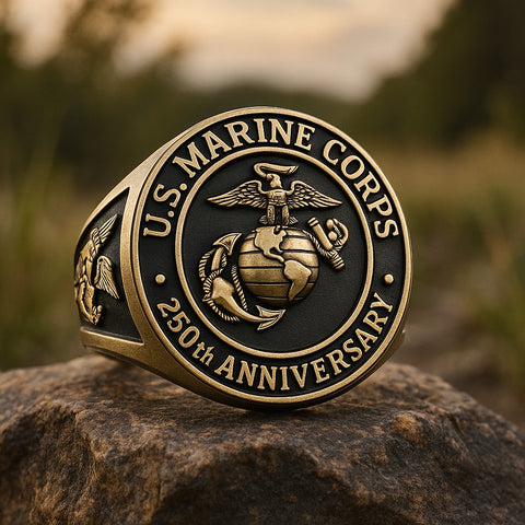 U.S. Marine Corps 250th Anniversary Ring
