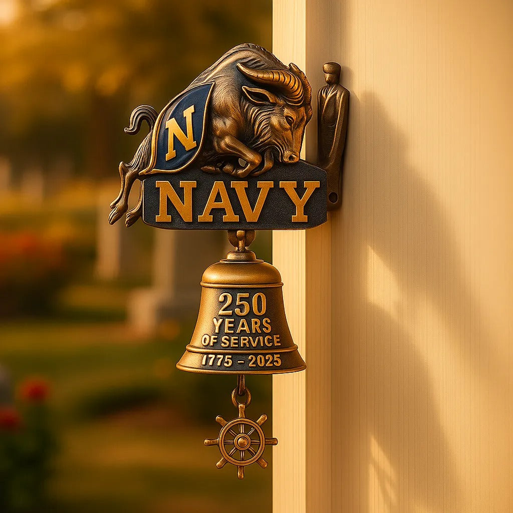 U.S. Navy 1775–2025 250 Years Commemorative Door Bell
