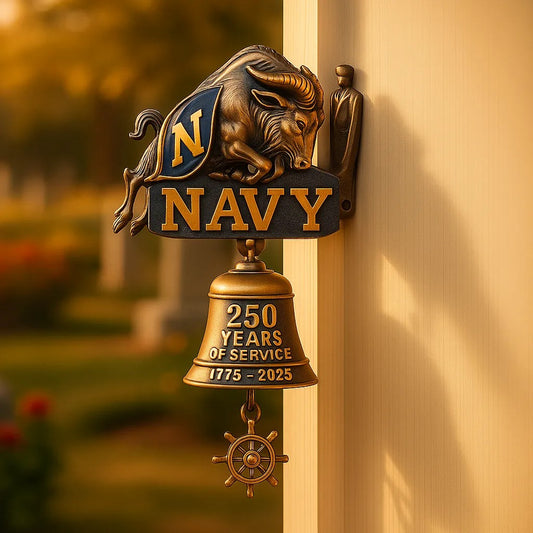 U.S. Navy 1775–2025 250 Years Commemorative Door Bell