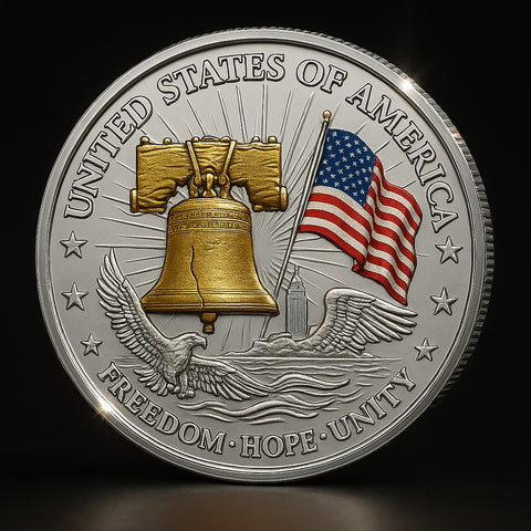Liberty Bell and Statue of Liberty 140th Anniversary Commemorative Coin