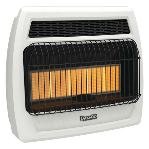 30,000 BTU Natural Gas Infrared Vent Free Thermostatic Wall Heater