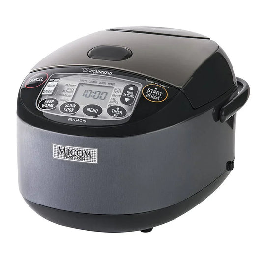 5.5 Cup Umami Micom Rice Cooker & Warmer Metallic Black