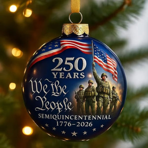 US 250th Anniversary Ornament