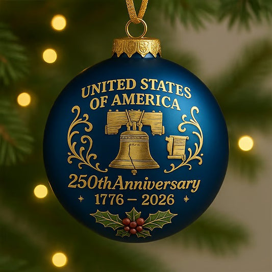 US 250th Anniversary Ornament