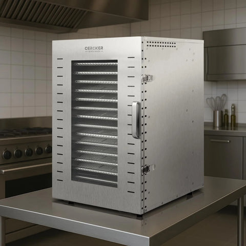 Commercial Food Dehydrator 16 Trays 1500W 70-190掳F Large