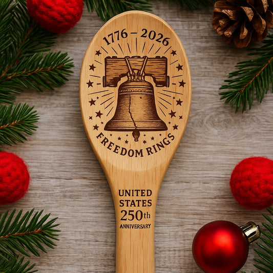 United States 250th Anniversary Commemorative Wooden Spoon