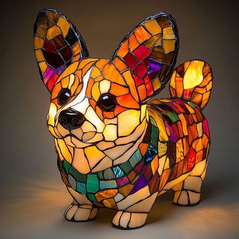 Border Collie Lamp