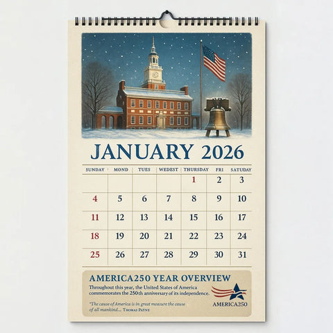 America’s 250th Anniversary Wall Calendar