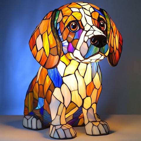 Border Collie Lamp