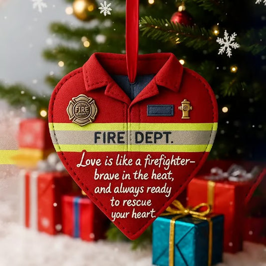 Occupational Love Heart Ornaments – Honoring Heroes in Uniform