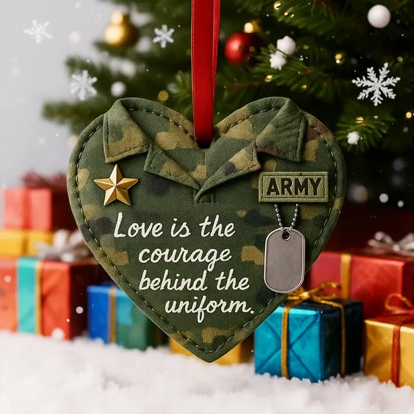 Occupational Love Heart Ornaments – Honoring Heroes in Uniform