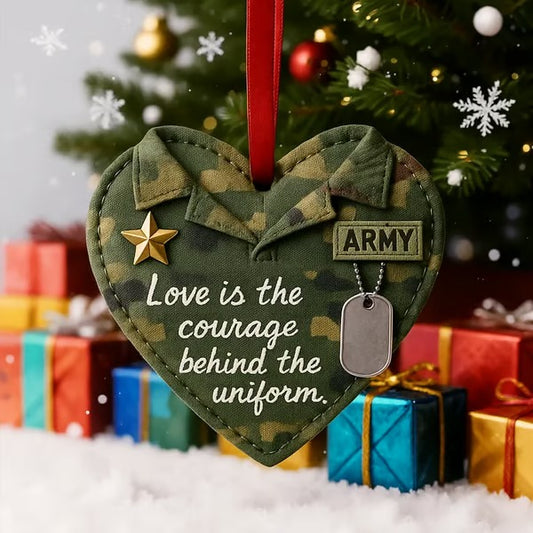Occupational Love Heart Ornaments – Honoring Heroes in Uniform
