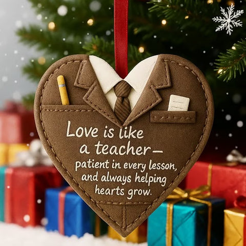 Occupational Love Heart Ornaments – Honoring Heroes in Uniform