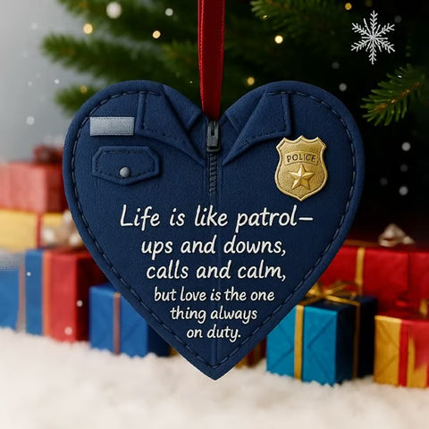 Occupational Love Heart Ornaments – Honoring Heroes in Uniform