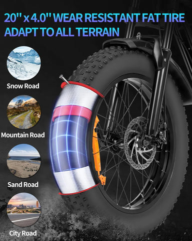 Electric Bike for Adults, 1000/2000W, 25-37Mph