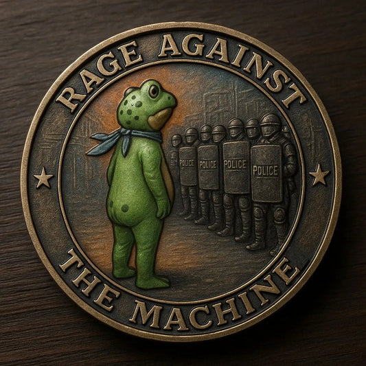 Portland Frog Challenge Coin