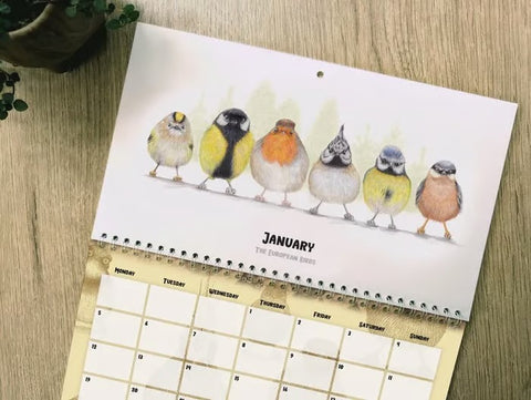 2026 Cute Little Birdies Calendar