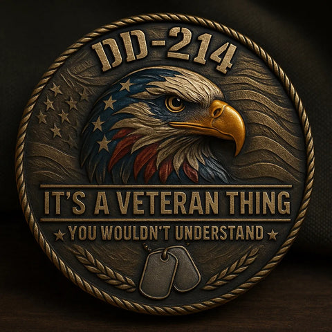 “DD-214: It’s a Veteran Thing” Commemorative Cap & Coin Set
