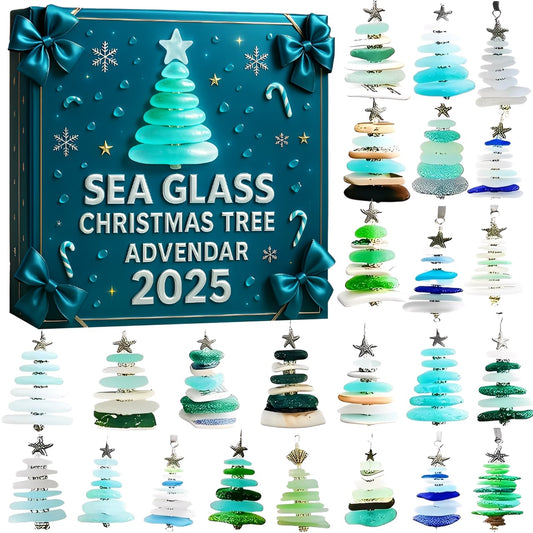 2025 Sea Glass Christmas Tree Advent Calendar
