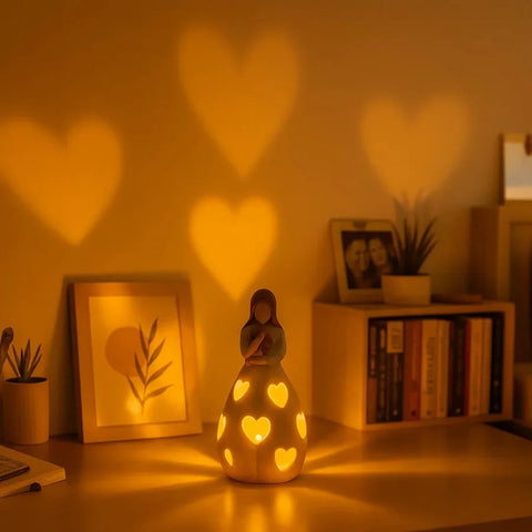 Heart of Mom Lamp