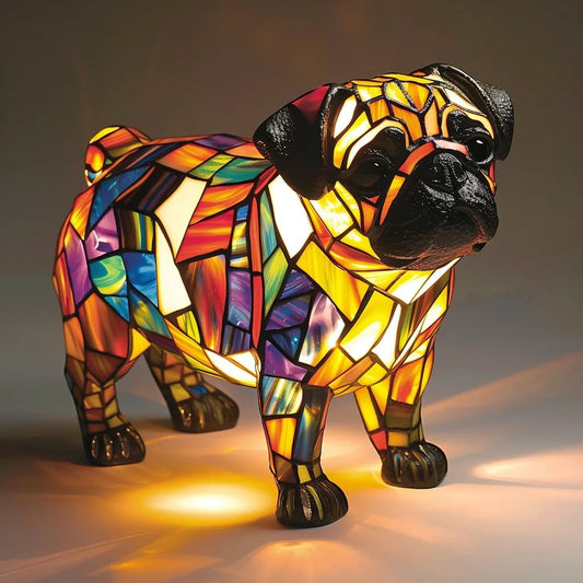 Pug  Lamp
