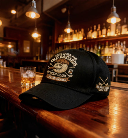 “OLD BASTARDS GOLF CLUB” Baseball Cap & Coin