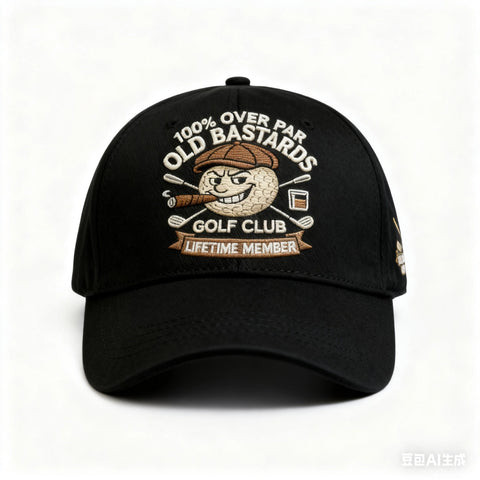 “OLD BASTARDS GOLF CLUB” Baseball Cap & Coin