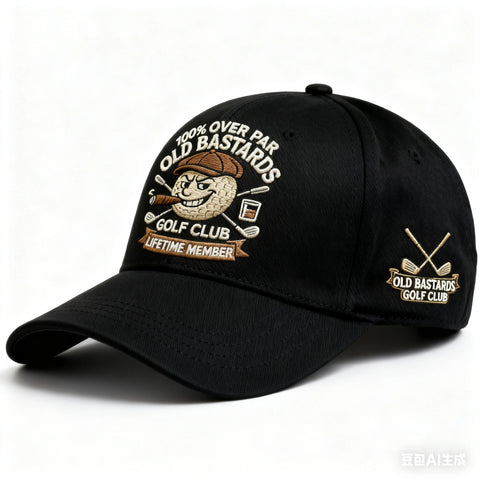 “OLD BASTARDS GOLF CLUB” Baseball Cap & Coin
