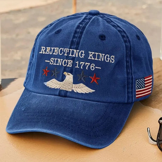 Rejecting Kings Since 1776 Printed Hat