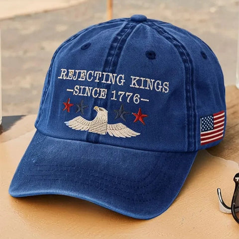 Rejecting Kings Since 1776 Printed Hat