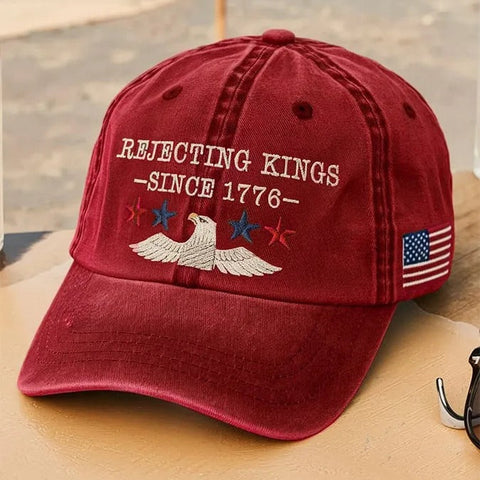 Rejecting Kings Since 1776 Printed Hat