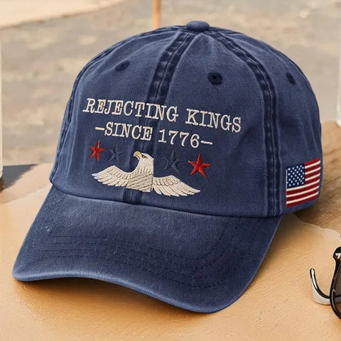 Rejecting Kings Since 1776 Printed Hat