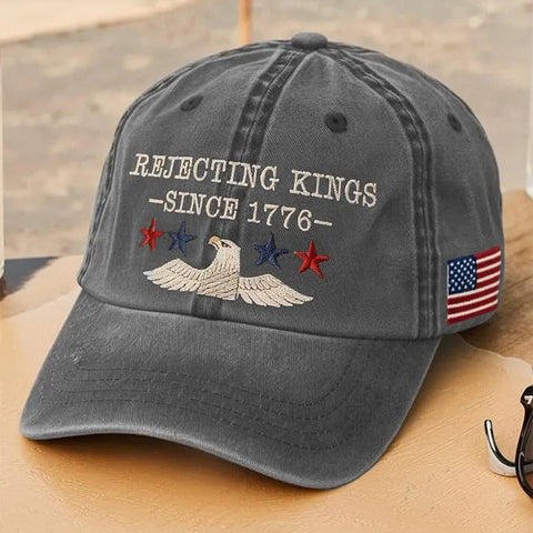 Rejecting Kings Since 1776 Printed Hat